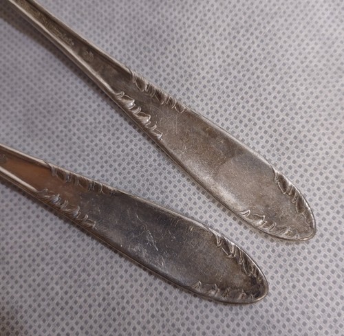 National King Edward Gumbo Spoons 2 Silverplated 1936 1951 6.875" - Picture 5 of 7
