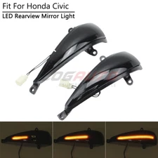 For Honda Civic MK8 2005-2012 LED Side Mirror Turn Signal Light Indicator Lamp