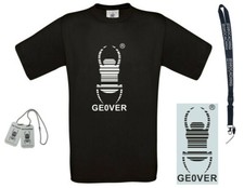 Geocaching 4pc Set TravelBug Car Sticker  T-Shirt  CopyTag  Lanyard Beginner