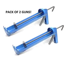2-Pack VIKING Metal Jumbo Large Capacity 29oz Caulk Adhesive Gun 3/8" Rod USA HR