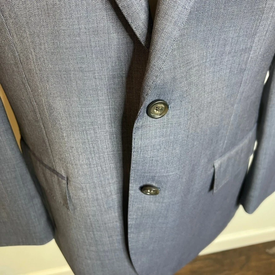 J.Crew $450 Crosby Classic-fit suit jacket Italian wool blend Size 42R BM158 - Image 3 of 4