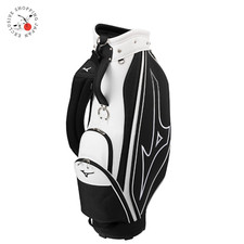 Mizuno Golf NX.6 Cart Bag 5-way 9 x 47in 2.6kg Black / White 2024 Lightweight