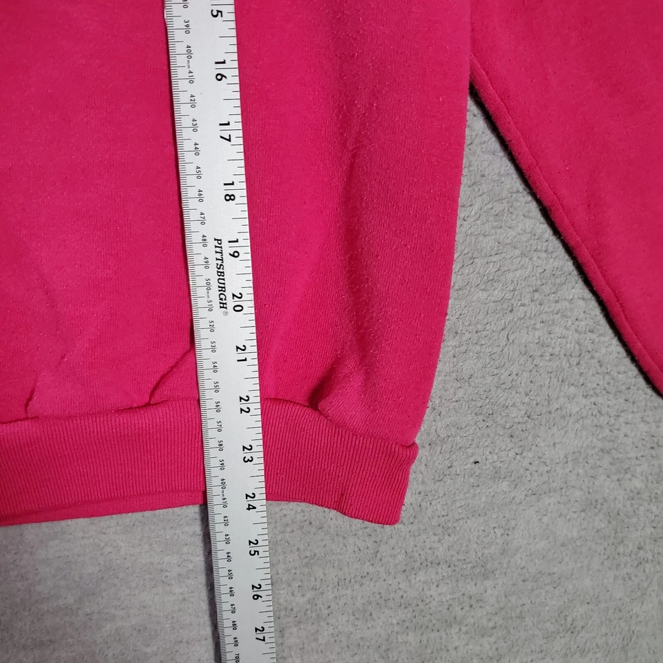 Sudadera DE COLECCIÓN Yosemite Mujer Mediana Rosa Estampado Gráfico Cuello Hecha en EE. UU. Foto 4 de 4