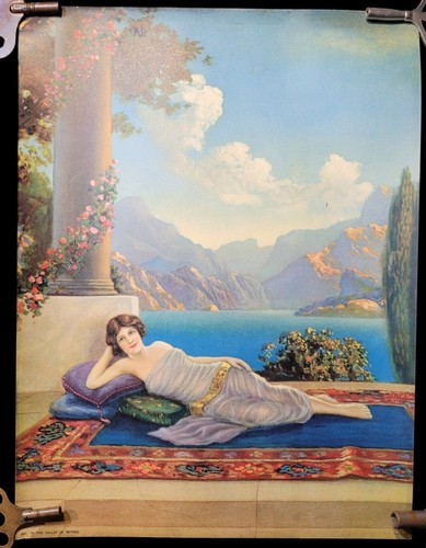 Antique 1920s Art Deco Art Print Poster Glamour Pinup Flapper R. Atkinson Fox - Picture 2 of 8