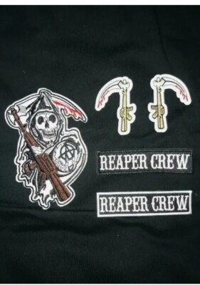 Sons of Anarchy Patch Reaper Crew Jax Teller SAMCRO SOA