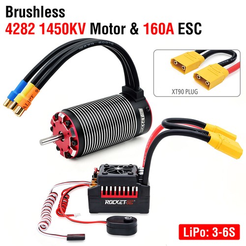 Rocket-RC Brushless Motor 4274 4282 4292 160A 130A ESC Combo für 1/8 1/7 RC Car - Picture 55 of 59