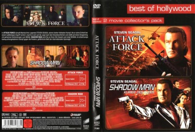 ATTACK FORCE und SHADOW MAN --- Steven Seagal --- Uncut --- 2-Disc Set --- 