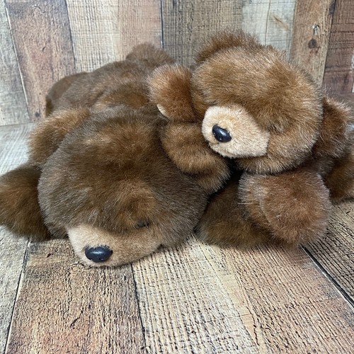 Ty Beanie Classics Large 18" PAWS BABY PAWS Brown Plush Teddy Bears 1996 Error - Picture 2 of 10