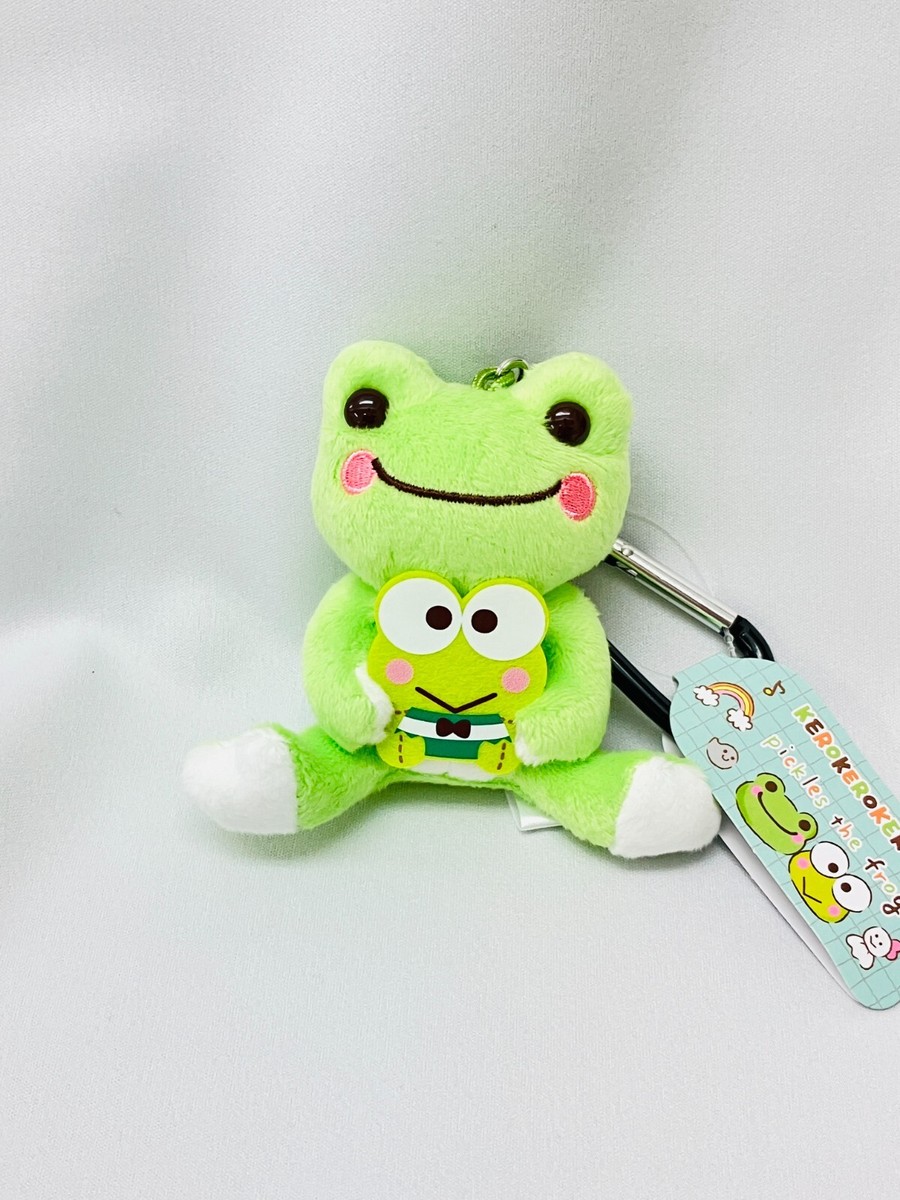 Pickles the Frog x Sanrio Kero Kero Keroppi Carabiner Mascot Plush