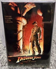 Indiana Jones Temple of Doom Movie Poster 2" x 3" Refrigerator Locker MAGNET