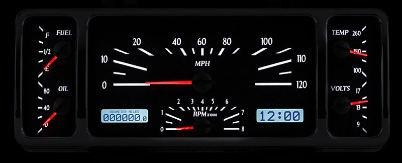 Dakota Digital 1940 Ford Car 1940-47 Ford Pickup Analog Gauge System VHX-40F-S-W - Image 2 of 4