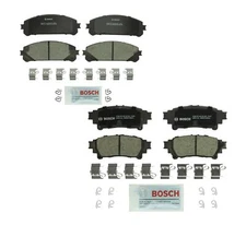 Bosch QuietCast Front Rear Ceramic Disc Brake Pads Kit For Toyota Lexus AWD FWD