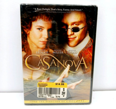 Casanova (DVD) Heath Ledger Touchstone Pictures 2006 (New Sealed)