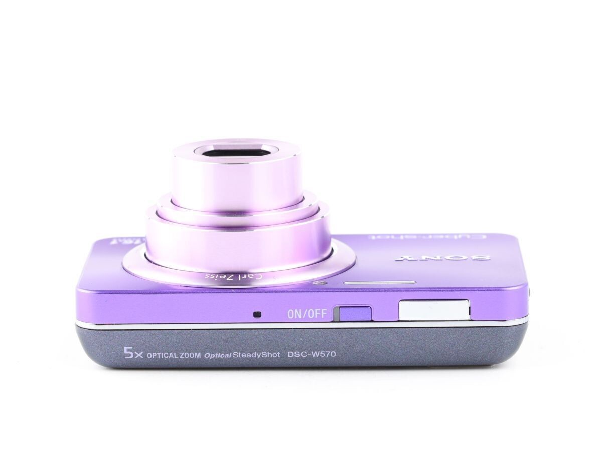 SONY Cyber Shot DSC-W570 Violet Digital Camera Japanese SONY Cyber Shot DSC-W570 Violet Digital Camera Japanese