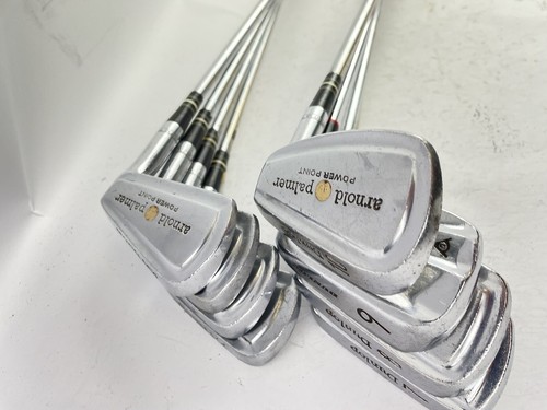 Hierros Dunlop Arnold Palmer 3-10 hoja de acero regular/derecha/empuñaduras nuevas/7349 - Imagen 17 de 20