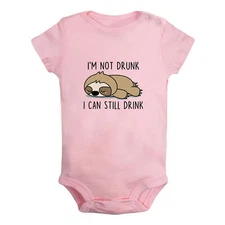 I'm Not Drunk I Can Still Drink Funny Bodysuits Baby Romper Infant Kids Jumpsuit