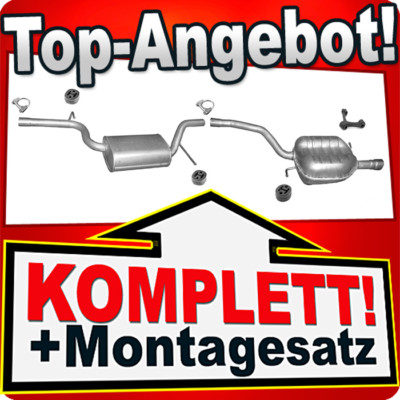 Auspuff für VW PASSAT B6 1.6 FSi Stufenheck Variant Kombi Auspuffanlage