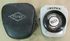 Vintage Alpex Japan Auto Exposure meter with zip case RARE FREE SHIPPING 