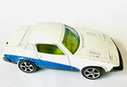 #10 Triumph TR7 1978 Corgi Junior Vintage Diecast Car Rare White/Blue 1/64 Scale