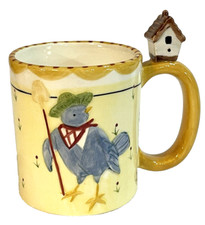 VANDOR HOME IN THE GARDEN MUG PELZMAN DESIGN Bird House 1997