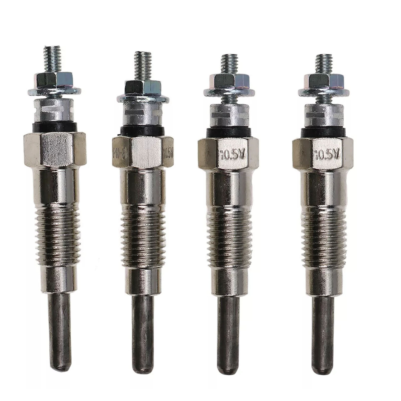 4PCS Glow Plug 119717-77800 119717-77801 for Yanmar 4D98E 4D94E 4TNE92 4TNE98