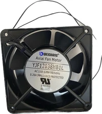 Heavy Duty Refrigerator Cooling Fan YJF12038HB1L 110V 0.26A Replacement Part