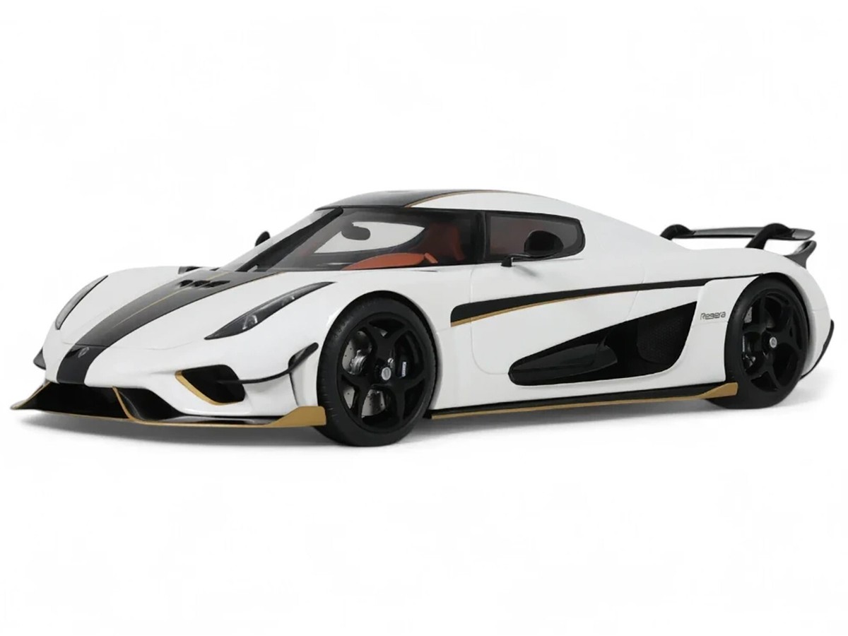 2023 KOENIGSEGG REGERA WHITE 1/18 MODEL CAR BY GT SPIRIT GT913 | eBay