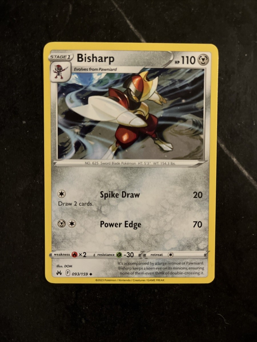 Bisharp 093/159 - Crown Zenith - Uncommon - Pokemon Card TCG