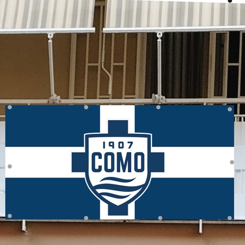 STRISCIONE 1 COMO IN PVC 200X100 CM CON OCCHIELLI ALTA QUALIT Bandiera COMO - Imagen 2 de 2
