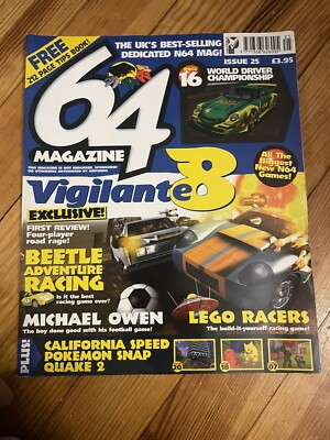 64 MAGAZINE ISSUE 25 THE BEST-SELLING DEDICATED NINTENDO 64 MAG Vintage  Gaming