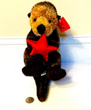 Aurora World 9" Plush Sea Otter Stuffed Toy Animal - New