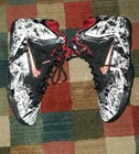 Nike Little Posite One (GS) Sail/Habanero Red-Black Size 7  — photo 4