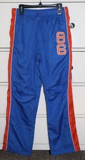 NWT Gap Kids Boys Blue/Orange/White Lined Track Pants size XXL 14-16  27" Ins