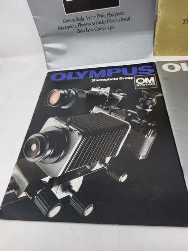 Lot of Four Vintage Olympus Camera Brochure Booklets - Picture 2 of 6