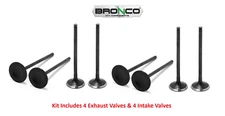 Bronco 4 Intake & 4 Exhaust Valves Kit Set Polaris Sportsman 850 2009-2023