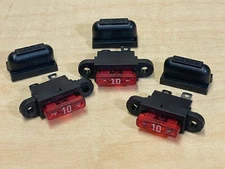 3X Panel Mount ATC Blade Automotive Fuse Holder Truck Motorcycle Boat  12 Volt