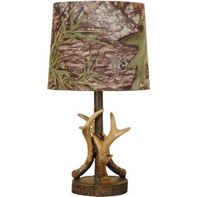 Mossy Oak Deer Antler Accent Lamp Light Camouflage Home Decor