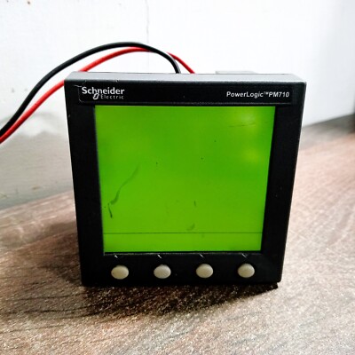 SCRAP | SCHNEIDER PM710MG POWERLOGIC PM710 POWER METER SUBMETERING 100-415VAC