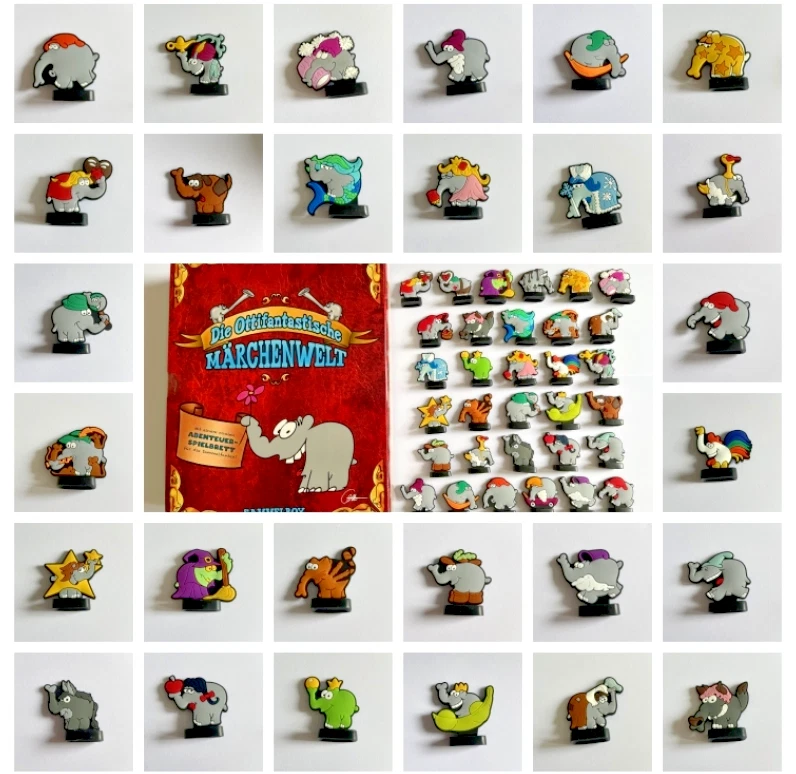EDEKA Ottifanten Märchenwelt 2022 - Figuren aussuchen / Komplett Set / Sammelbox