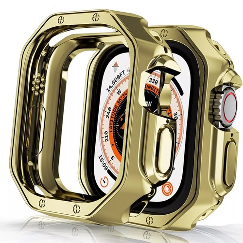Pour Apple Watch Series 10 46 Ultra 2 49mm iWatch Armor Bumper Case 9/8/7 38/45mm - Photo 11 sur 13