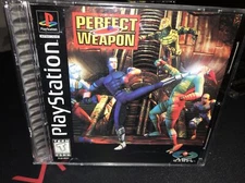 Perfect Weapon (Sony PlayStation 1, 1996) Complete Free Shipping