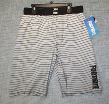    Boys' Fortnite Ombre Swim Trunks - Black/Gray, XXL   