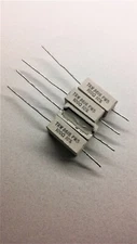 Power Resistor 100 Ohm 5 W 10% Axial wire wound Cermet sand stone  TRW PW5  4 pc