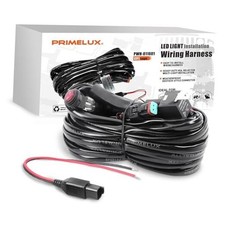 16AWG Universal LED Light Bar Wiring Harness Kit with 40A 1-lead 1x15A/16AWG 