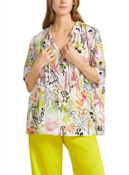 Women Marc Cain Shirt Multicolor Cotton S
