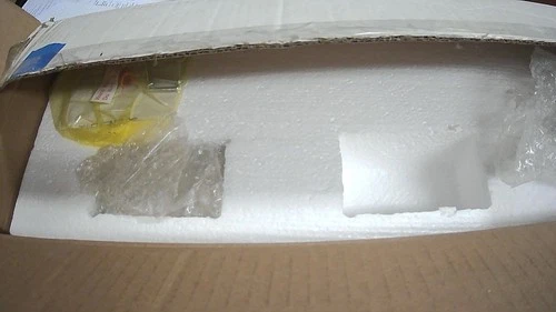 ET2 Lighting Blocs LED 3-Light Bath Vanity, Polished Chrome/Clear -bubble glass - Picture 5 of 5