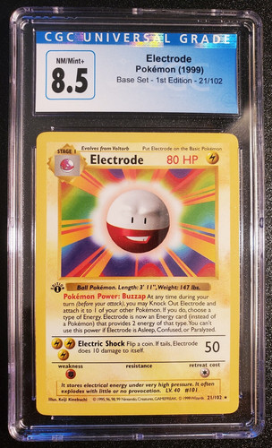 Electrode (1st Edition) graded CGC 8.5 for sale on eBay