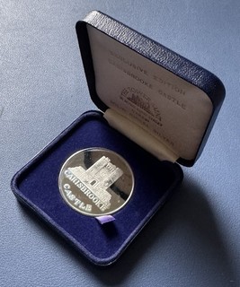 Carisbrooke Castle Medal In Original Tower Mint Box. Exclusive Edition.