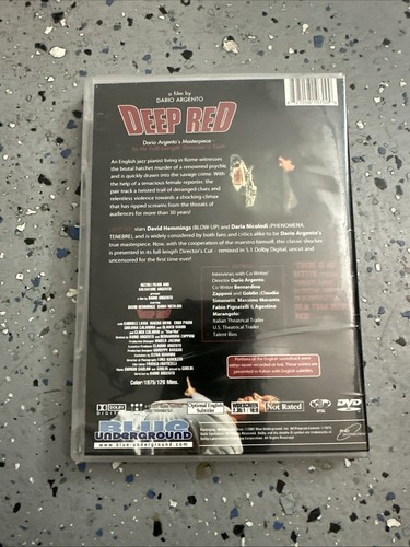 Deep Red (DVD, 2007) Dario Argento - Picture 3 of 5