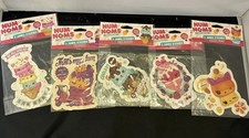 NEW Num Noms Jumbo Scratch  Sniff Stickers 2 In Pack Scented Lot Of 5